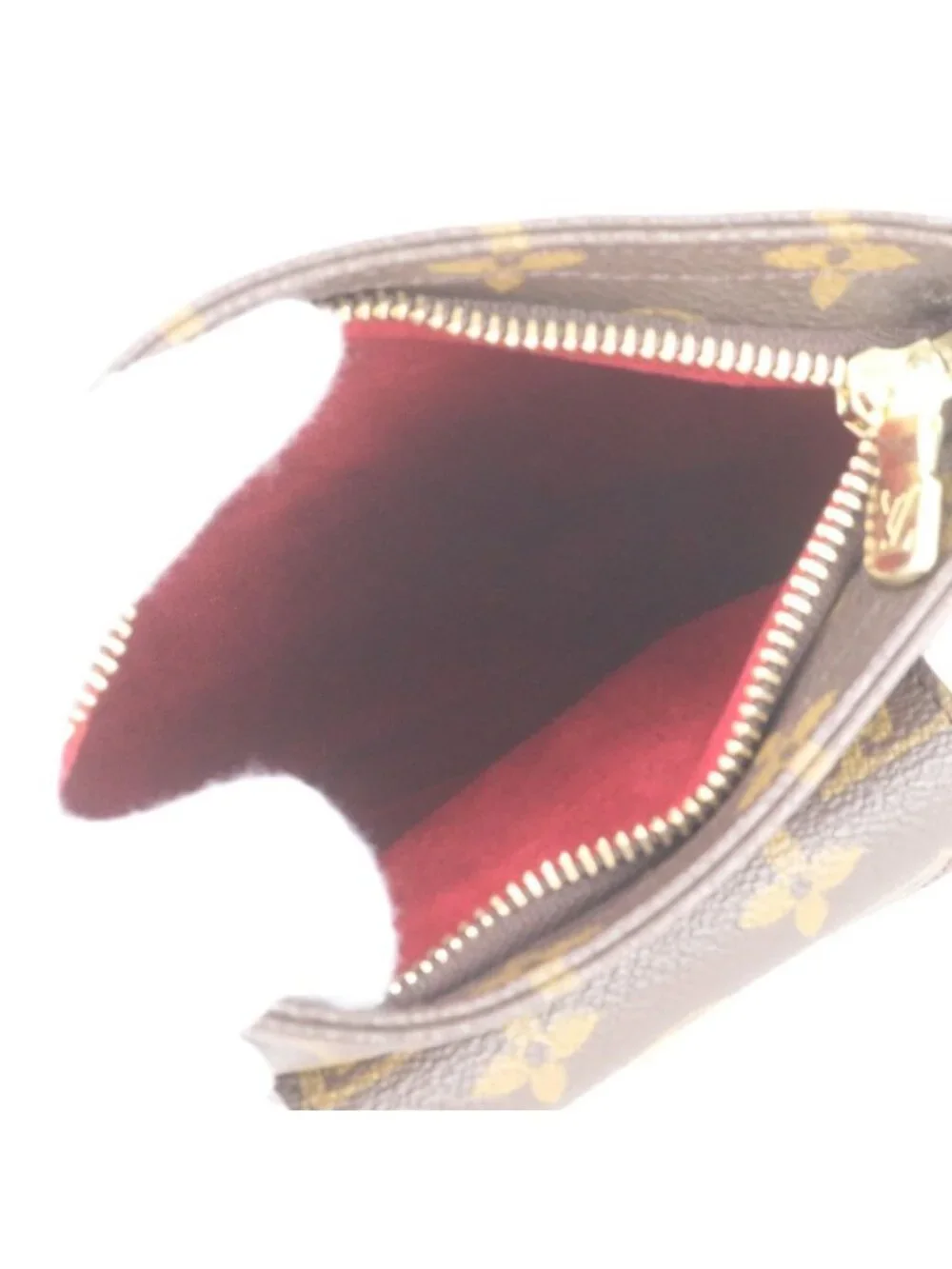 Louis Vuitton Monogram Partition Leather Pouch